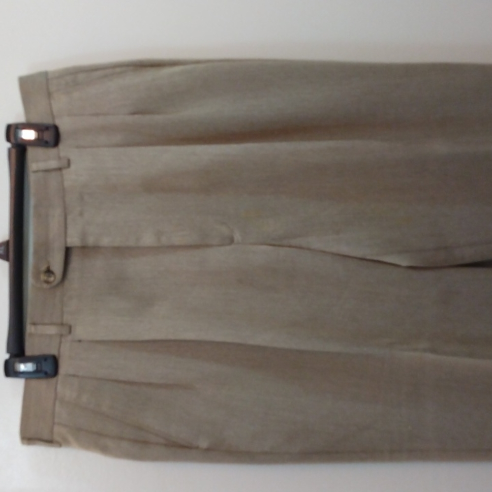 Linea Naturale Tan Dress Pants 36 - 29.25"